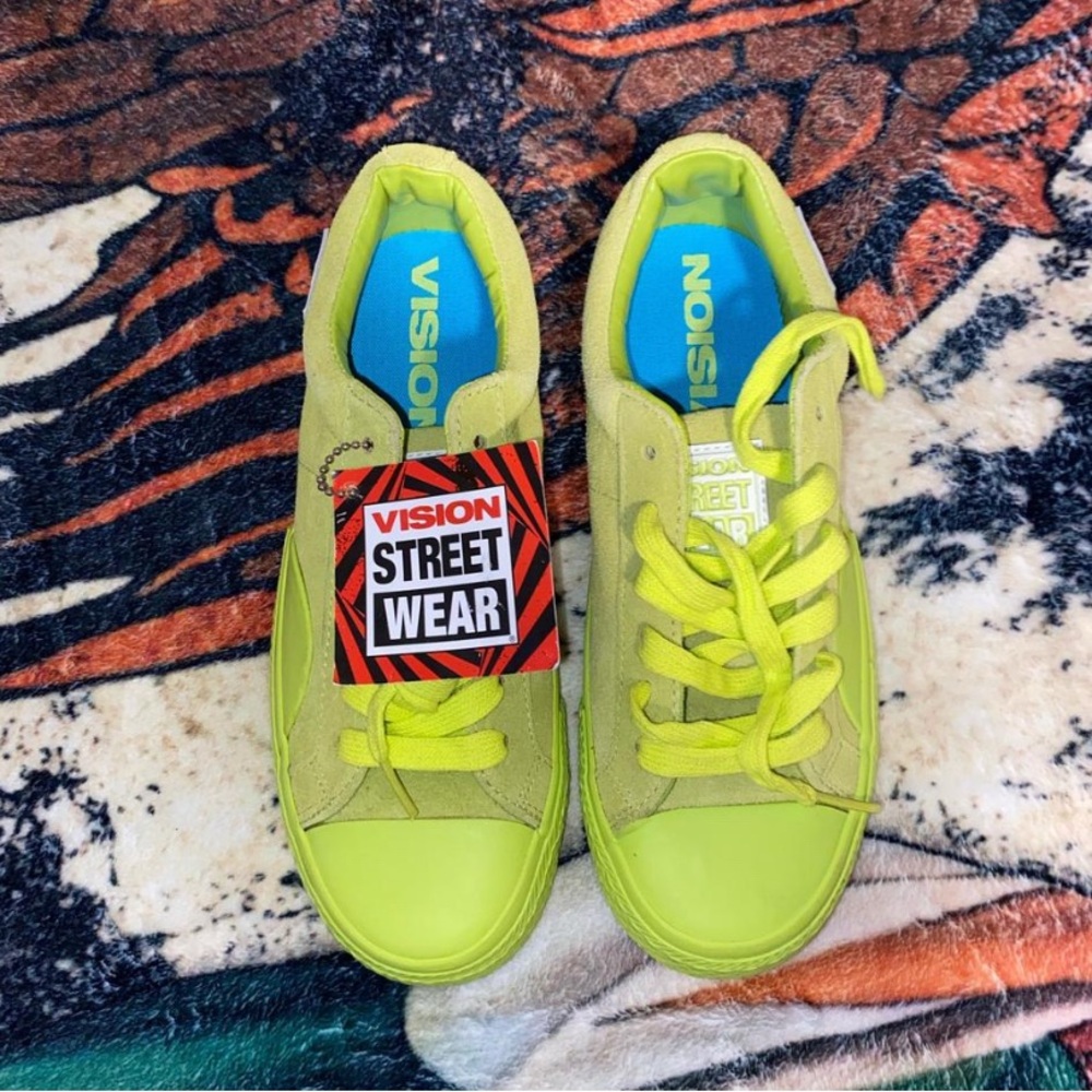 Green Low-Top Sneakers